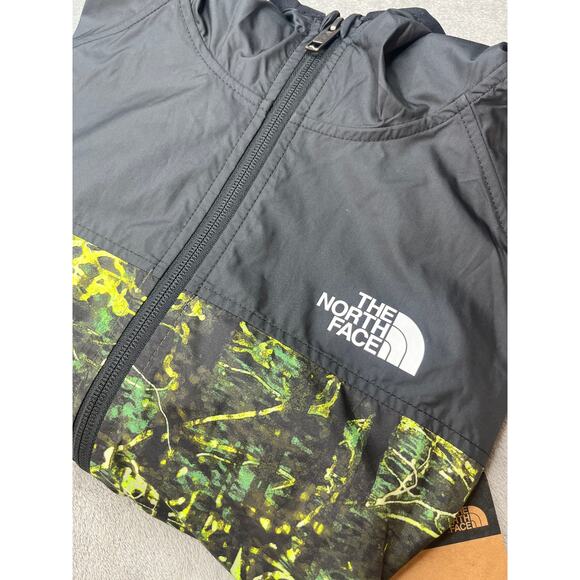 The North Face Windbreaker Jacket Boys XL 14/16 Forest Print NWT - Picture 1 of 10